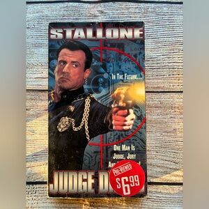 Judge Dredd Movie VHS Tape
